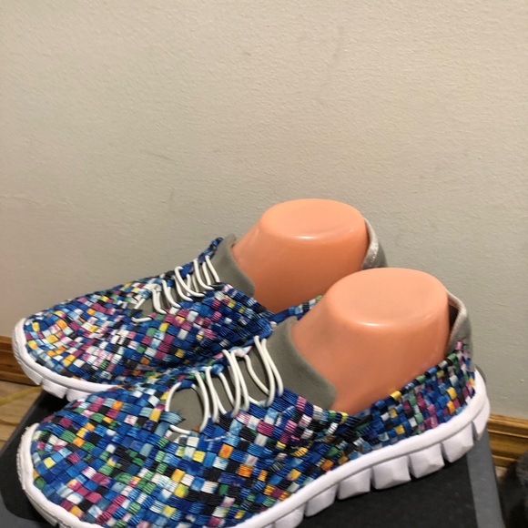 Zee alexis danielle Women’s multi Colorful Woven Sneakers Size 11.5 - Picture 8 of 15